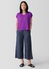 Organic Linen Jersey V-Neck Tee