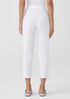 Washable Stretch Crepe Pant with Slits