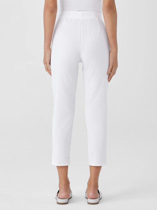 Washable Stretch Crepe Pant with Slits