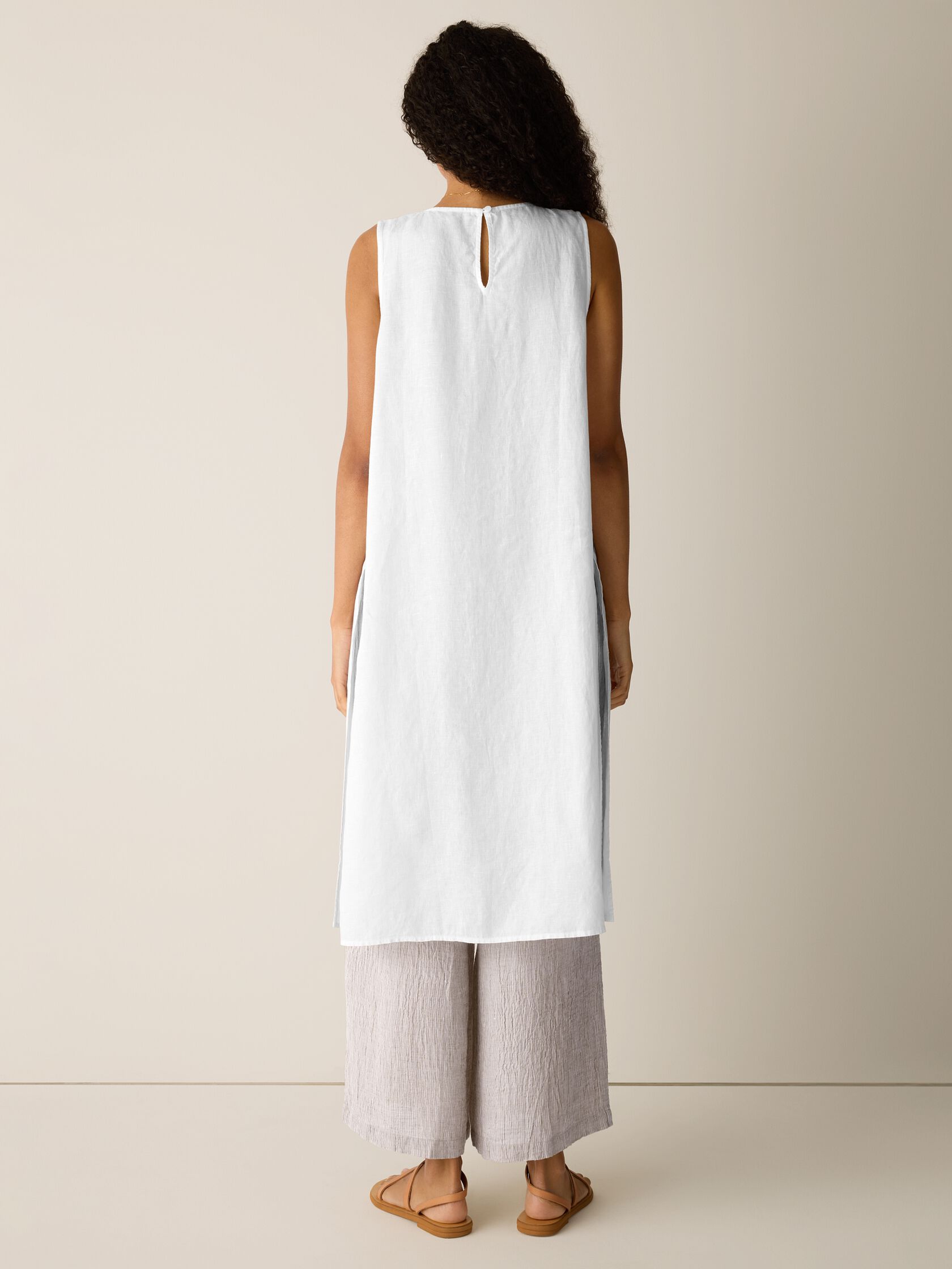 Organic Handkerchief Linen Long Shell