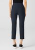 Washable Stretch Crepe Pant with Slits