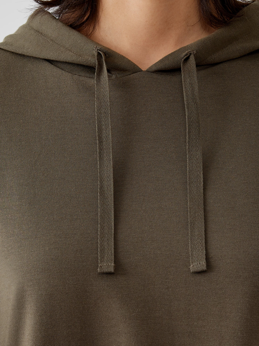 Traceable Cotton Jersey Hooded Top