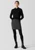 Merino Mini Skirt in Regenerative Wool