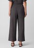 Woven Plissé Wide-Leg Pant