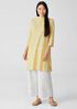 Washable StretchRib Funnel Neck Dress