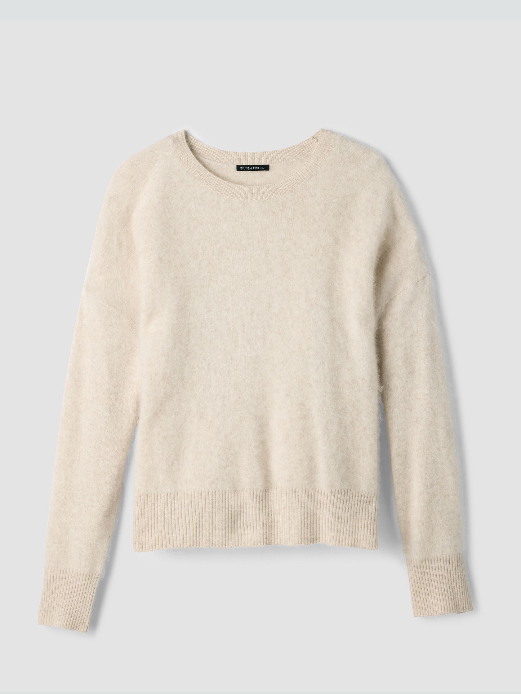 Cashmere Fluff Crew Neck Top