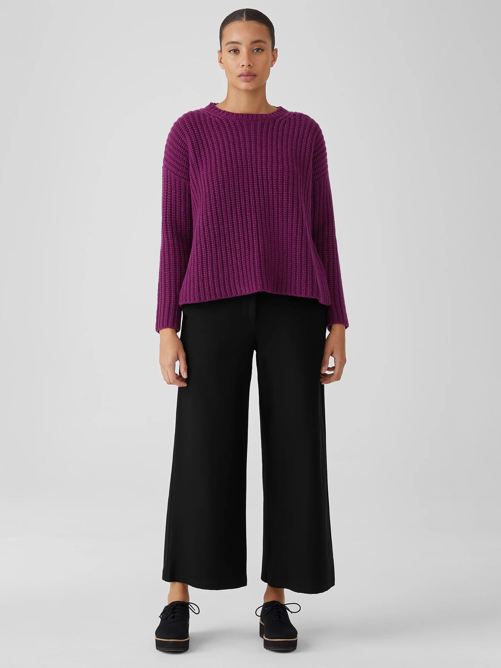 Recycled Cashmere Wool Box-Top