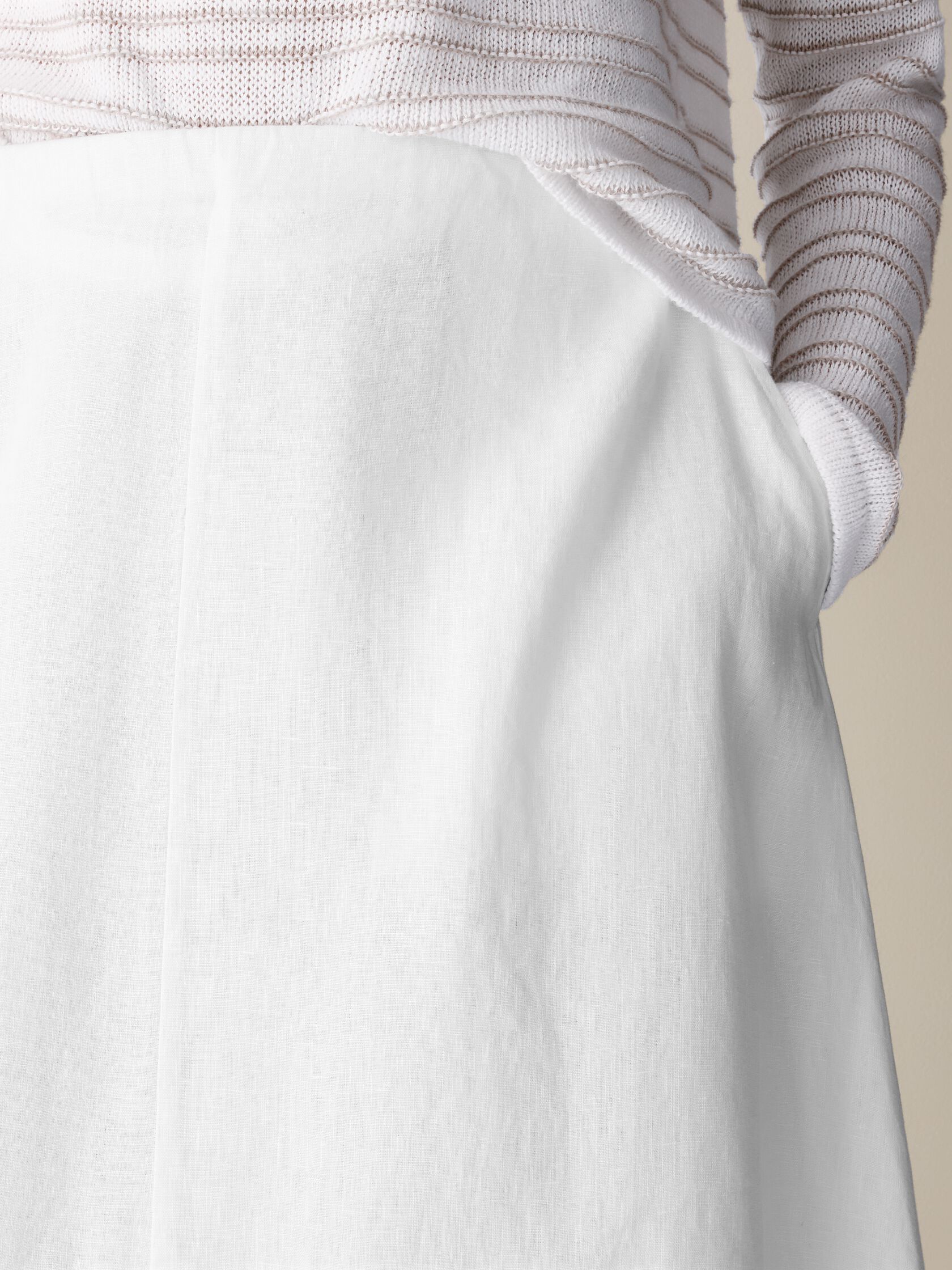 Organic Linen Half-Circle Skirt