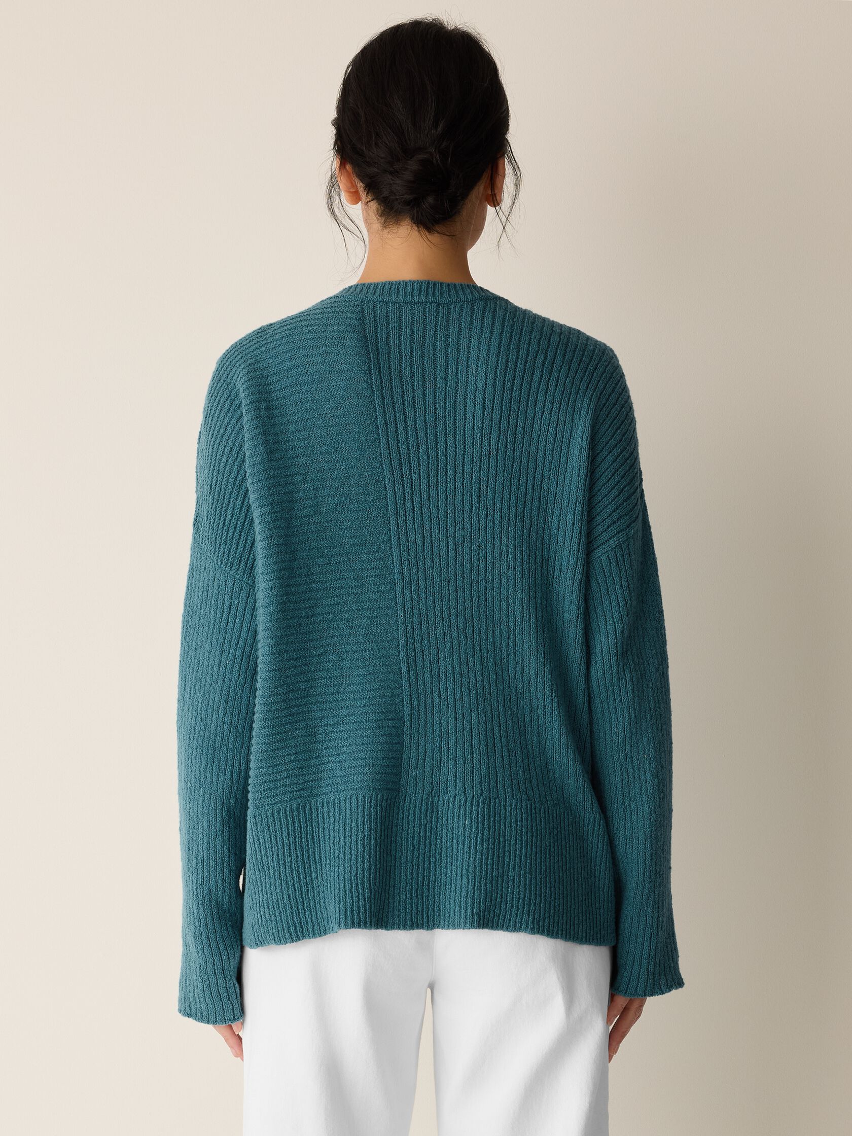 Peruvian Cotton Cloud Crew Neck Top