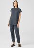 Organic Cotton French Terry Crew Neck Top