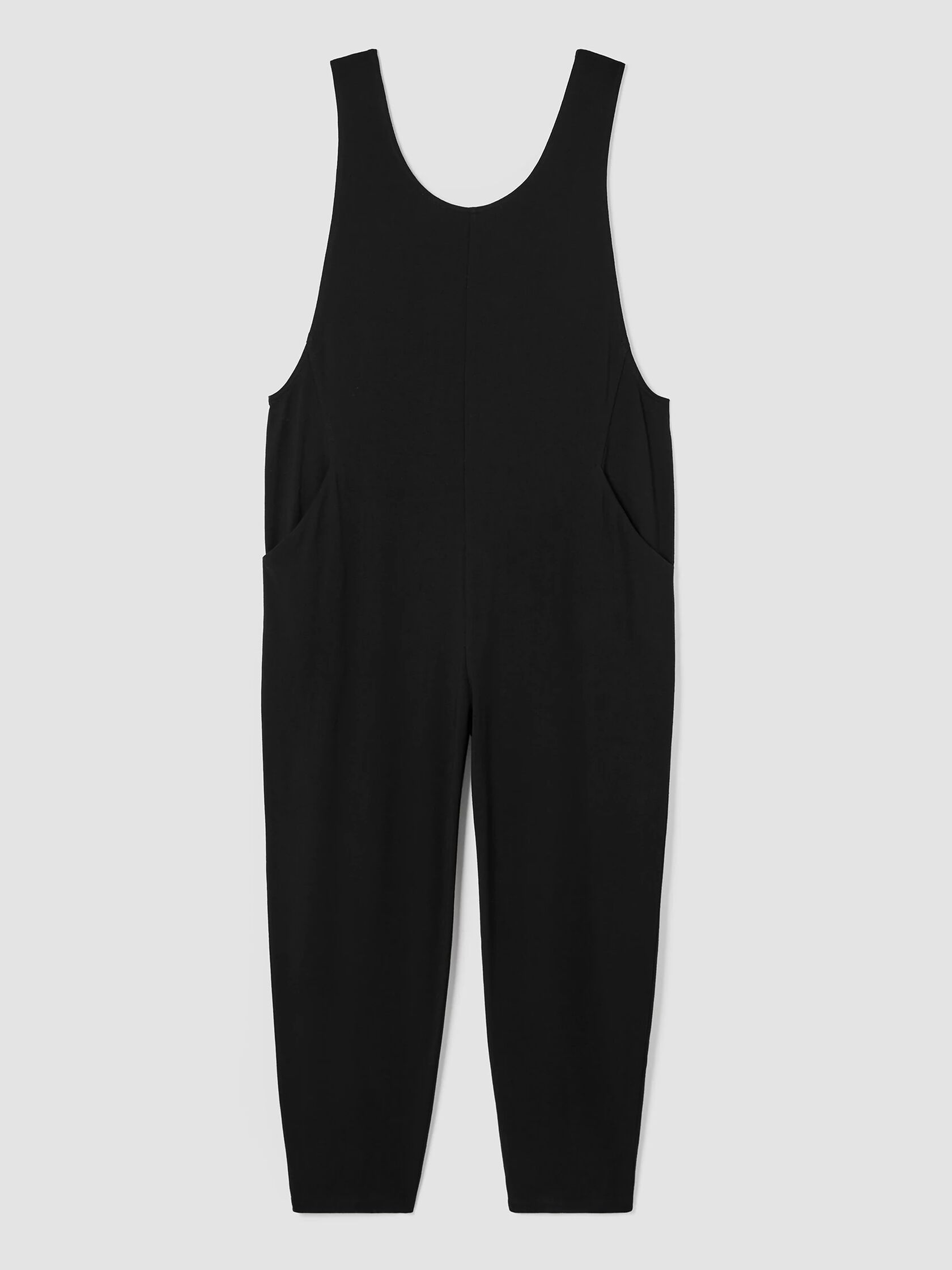 Traceable Cotton Jersey Slouchy Jumpsuit