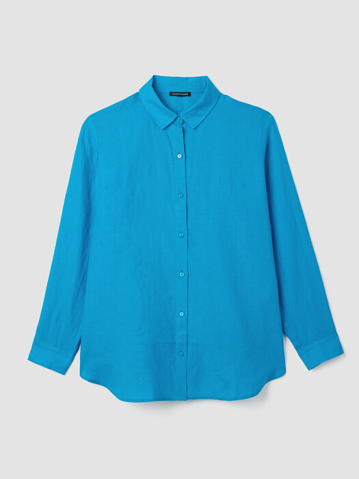 Organic Handkerchief Linen Classic Collar Shirt