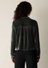 Velvet Band Collar Shirt