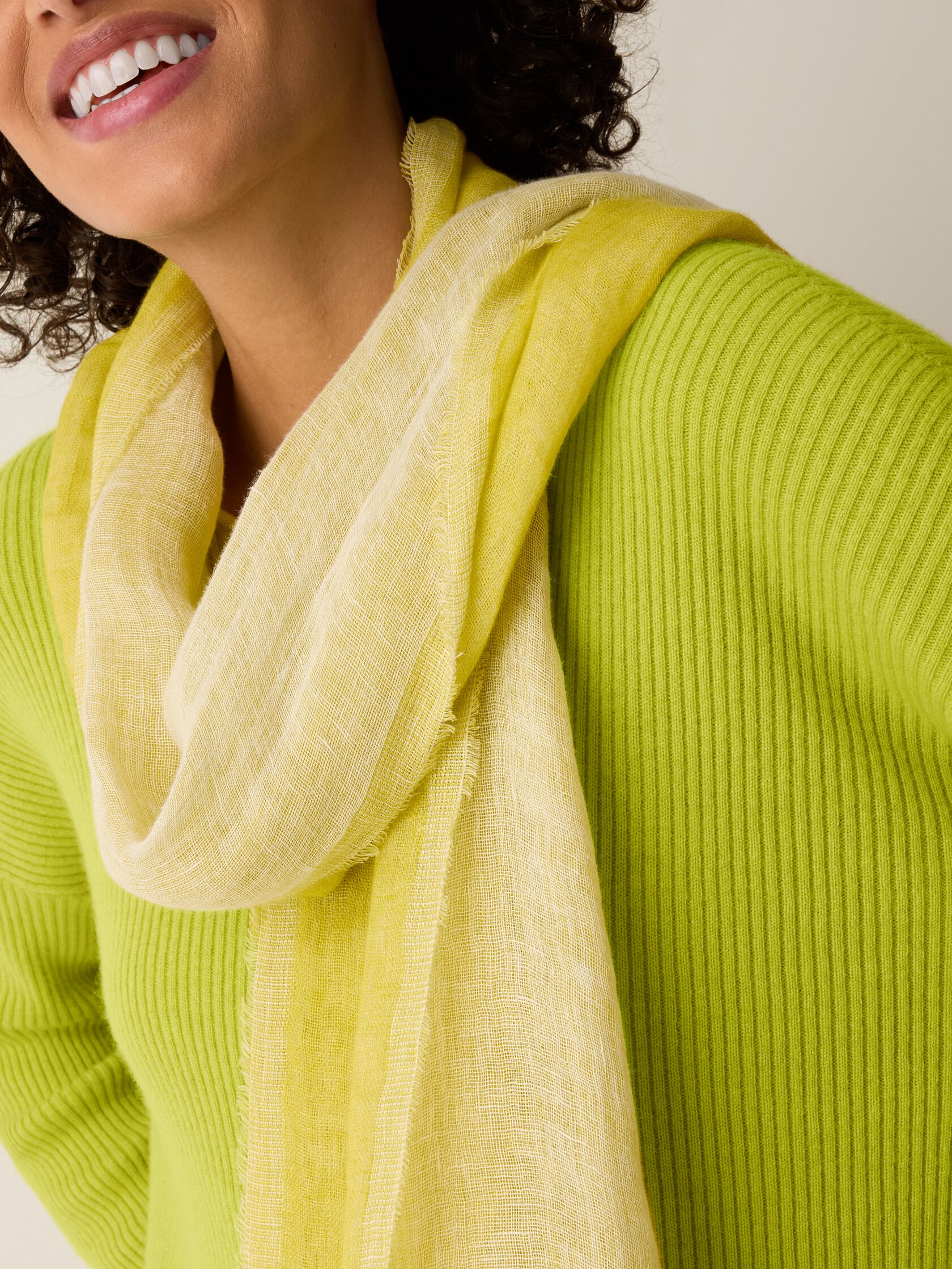 Linen Doubleweave Scarf