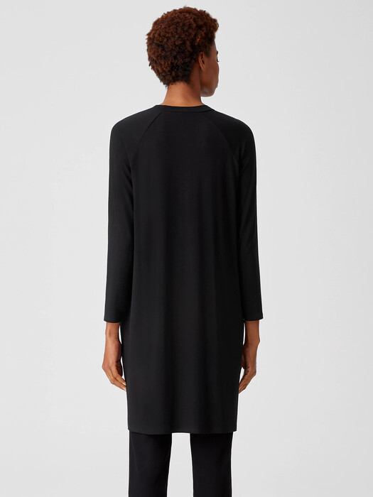 Viscose Jersey Crew Neck Dress | EILEEN FISHER Viscose Jersey Crew Neck Dress | EILEEN FISHER