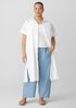 Washed Organic Cotton Poplin Classic Collar Shirtdress