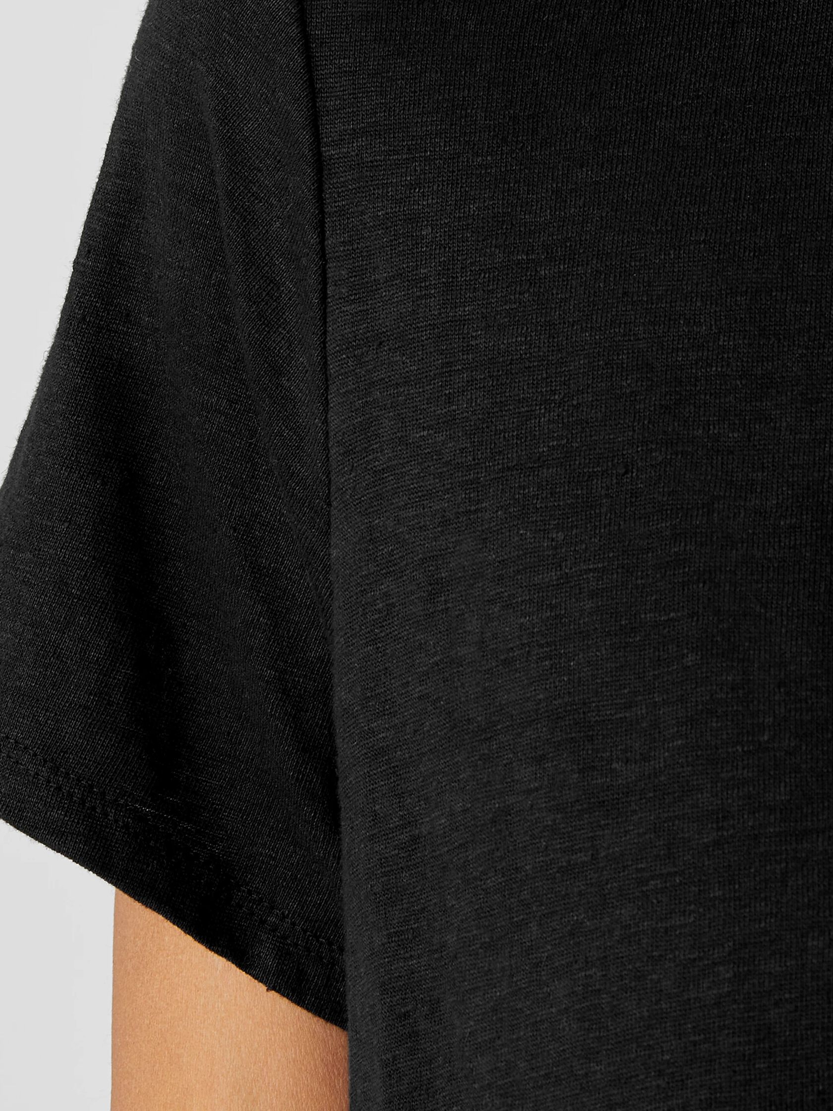Organic Linen Jersey Crew Neck Tee
