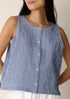 Organic Cotton Pucker Check Vest