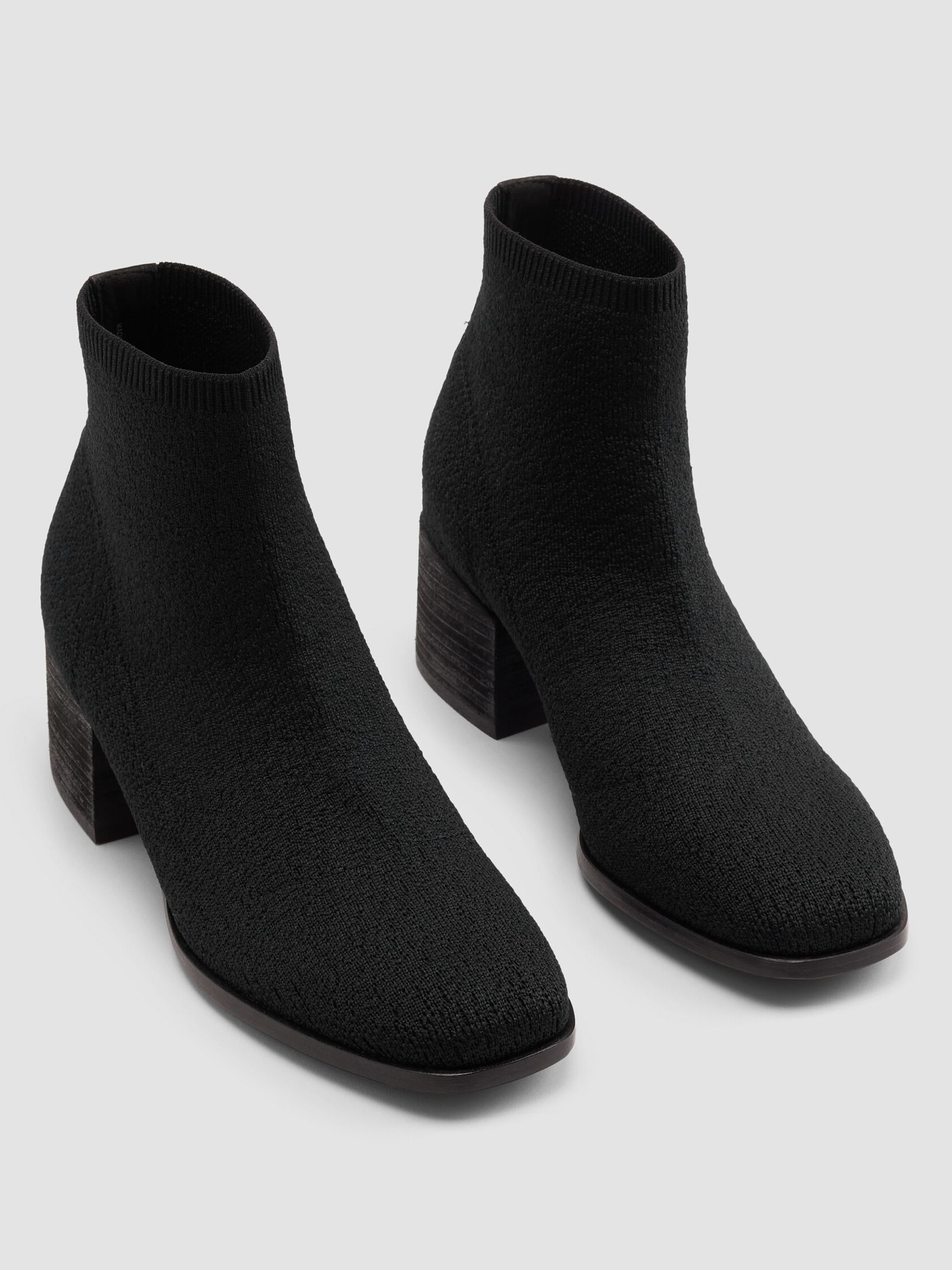 Paron Crepe Stretch Wedge Bootie