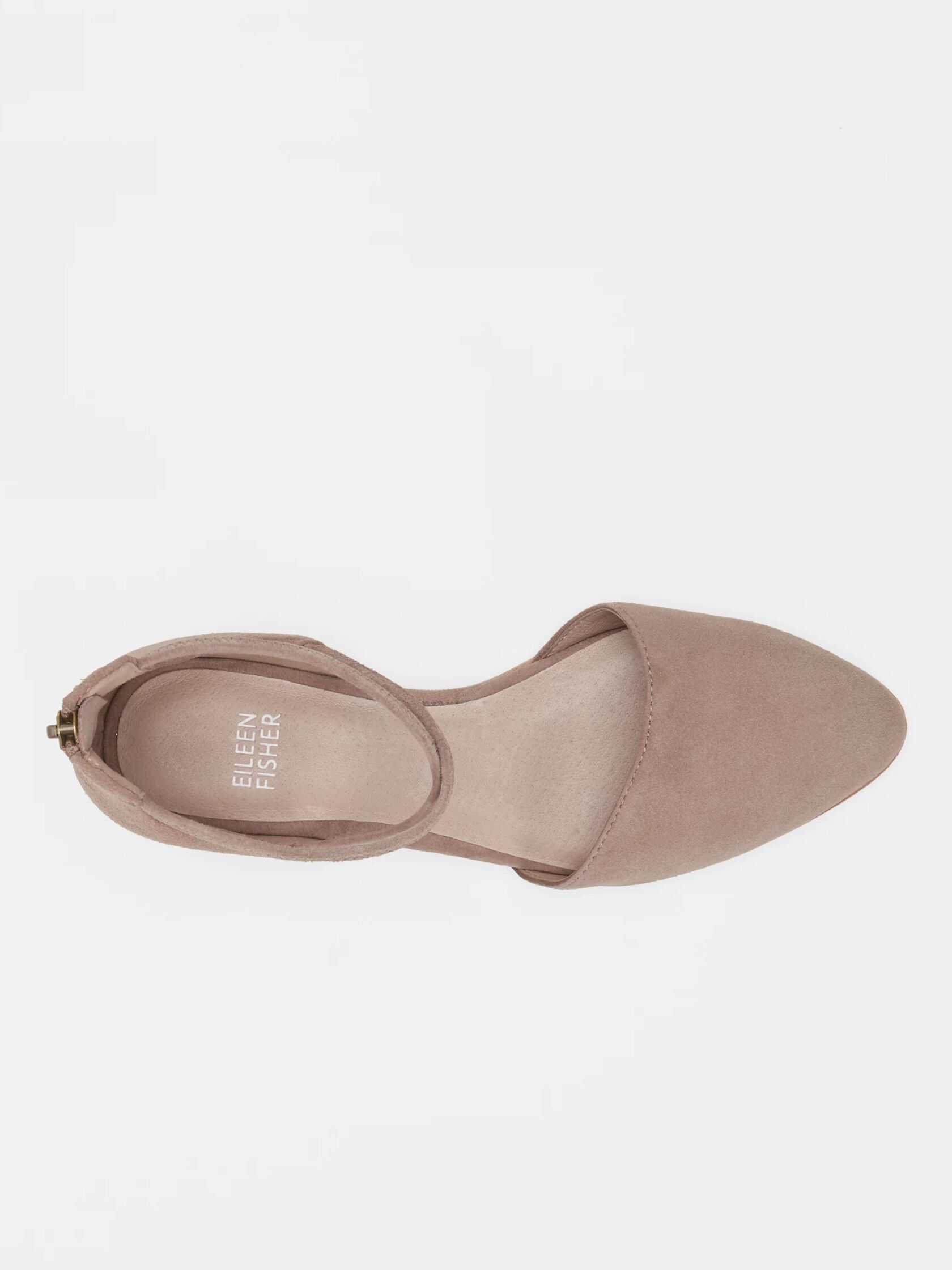 Lyton Suede Ankle Strap Flat