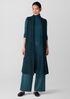 Lightweight Boiled Wool Shawl Collar Vest in Regenerative Wool