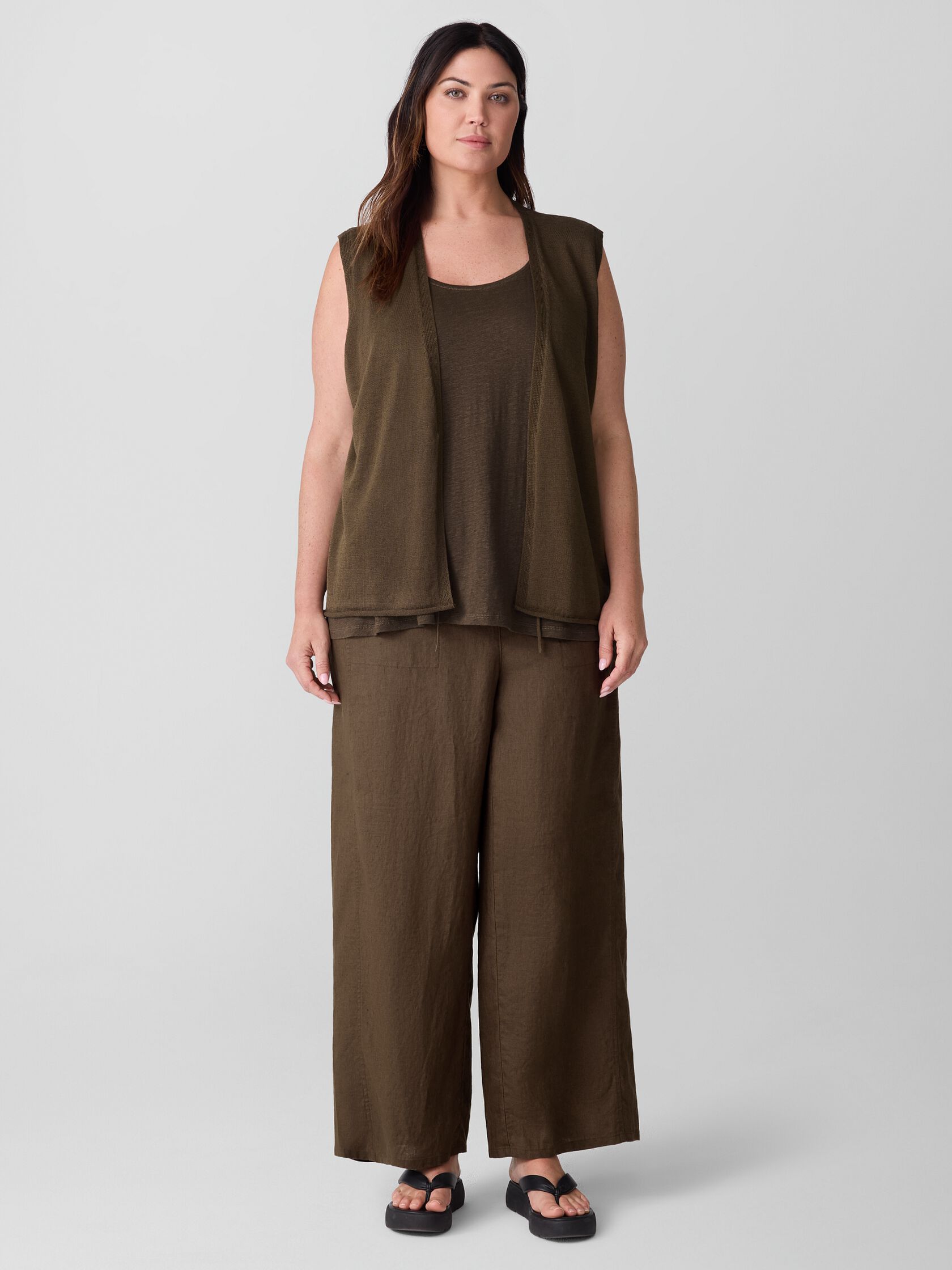 Organic Linen Cotton Vest