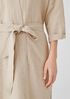 Organic Linen Belted Jacket