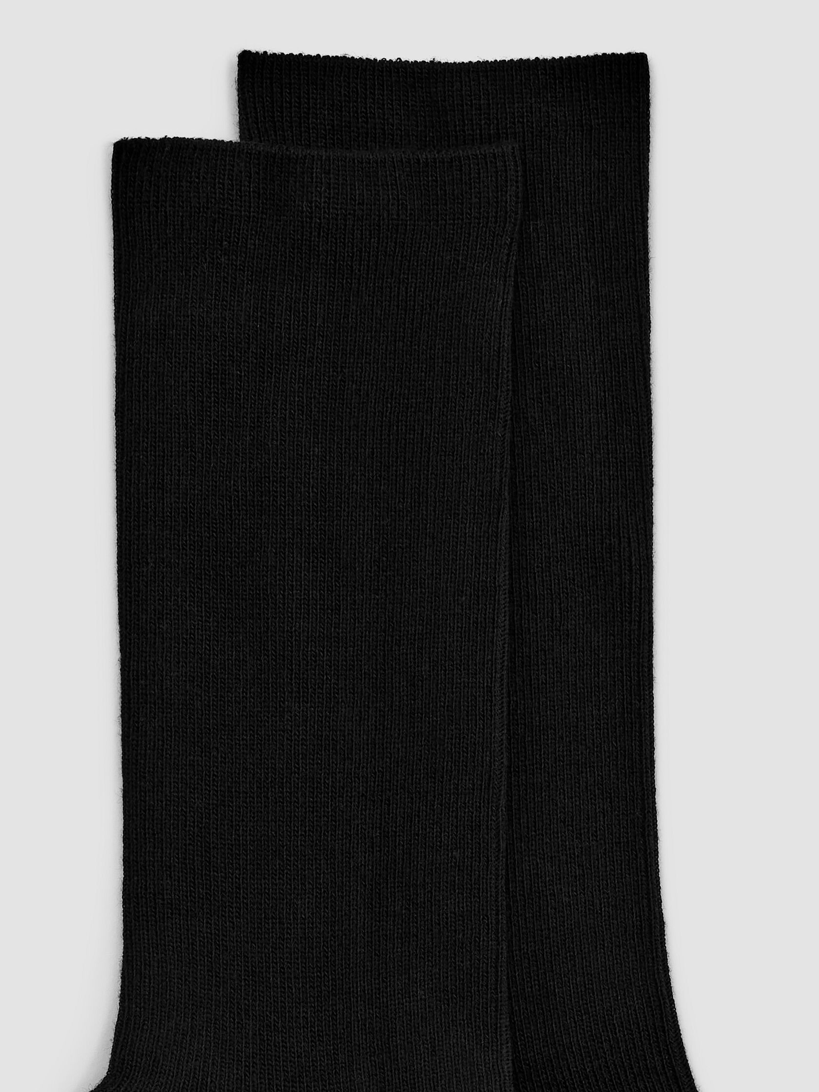 Cotton Rib Crew Sock