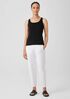 Organic Cotton Stretch Rib Slim Tank