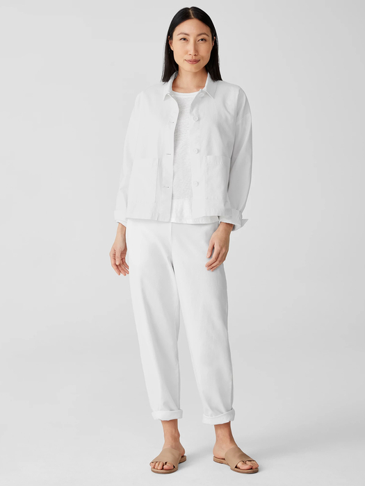 Cotton Hemp Jacket | EILEEN FISHER