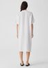 Organic Cotton Gauze Mandarin Collar Dress