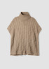 Peruvian Organic Cotton Alpaca Poncho