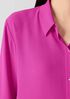 Silk Georgette Crepe Classic Collar Shirt