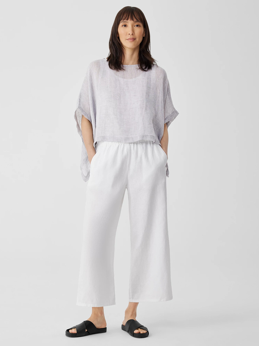 Linen Gauze Poncho | EILEEN FISHER