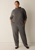 Cozy Brushed Terry Hug Slouchy Pant