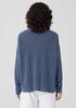 Organic Linen Cotton Slub Funnel Neck Top