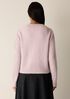 Mohair Plush M&eacute;lange Crew Neck Cardigan