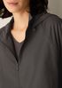 Light Cotton Nylon Hooded Coat