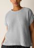 Striped Organic Cotton Gauze Square Top