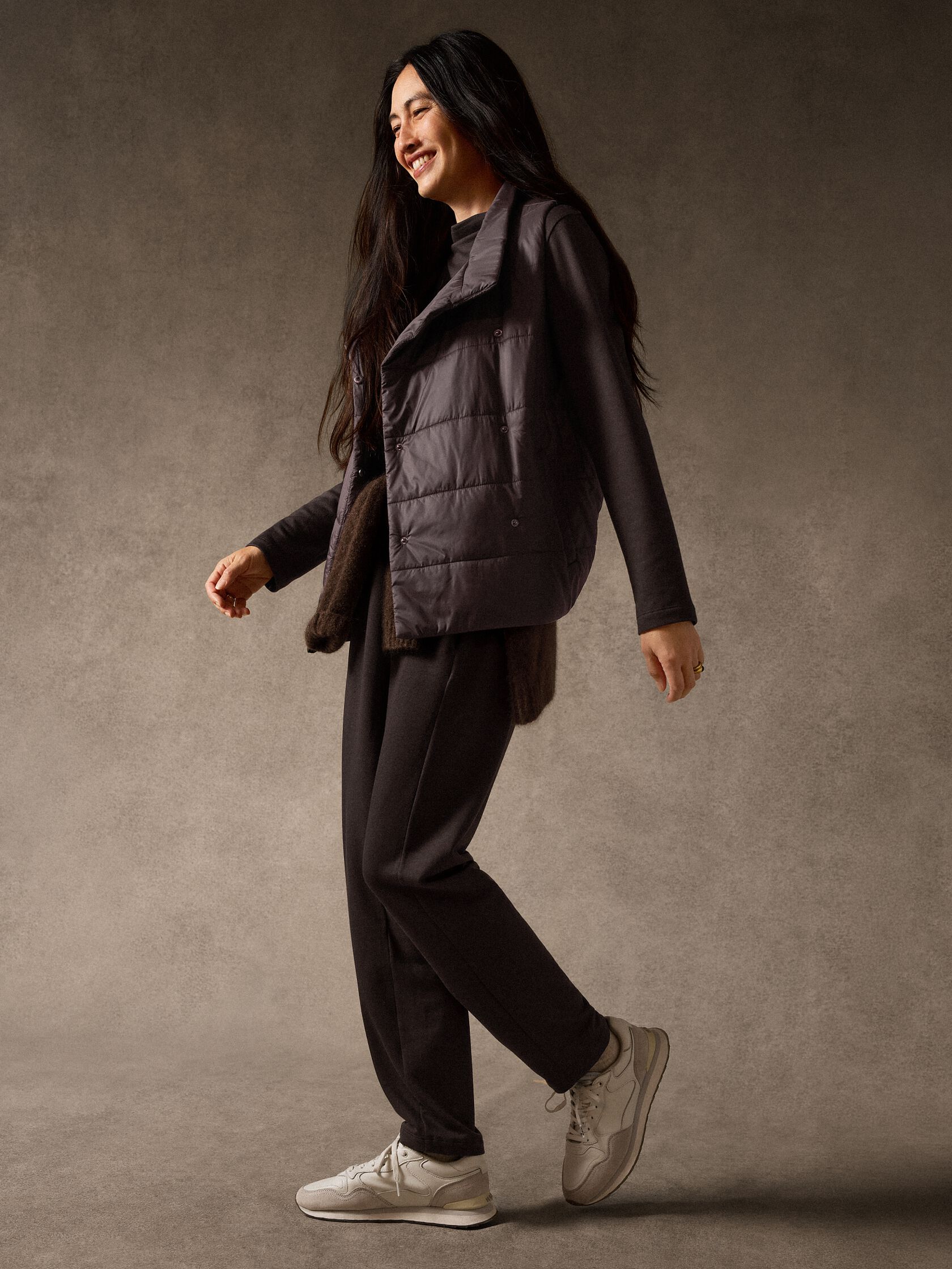 Cozy Brushed Terry Hug Slouchy Pant