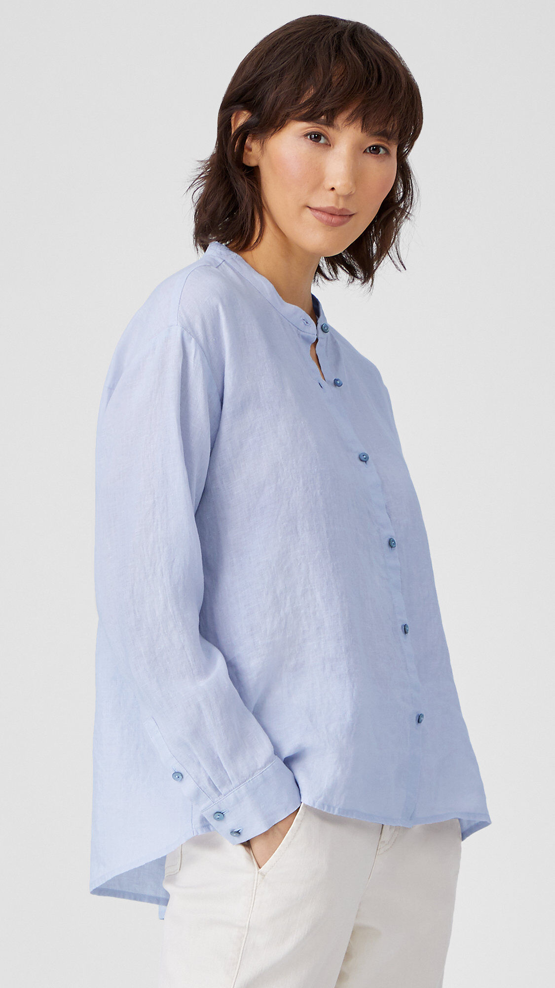 Eileen fisher linen blouse deals