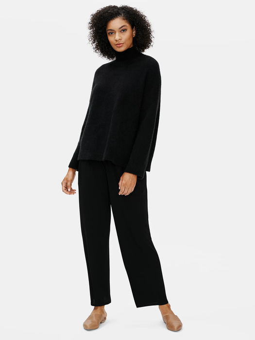 Cashmere Silk Bliss  Turtleneck Box-Top