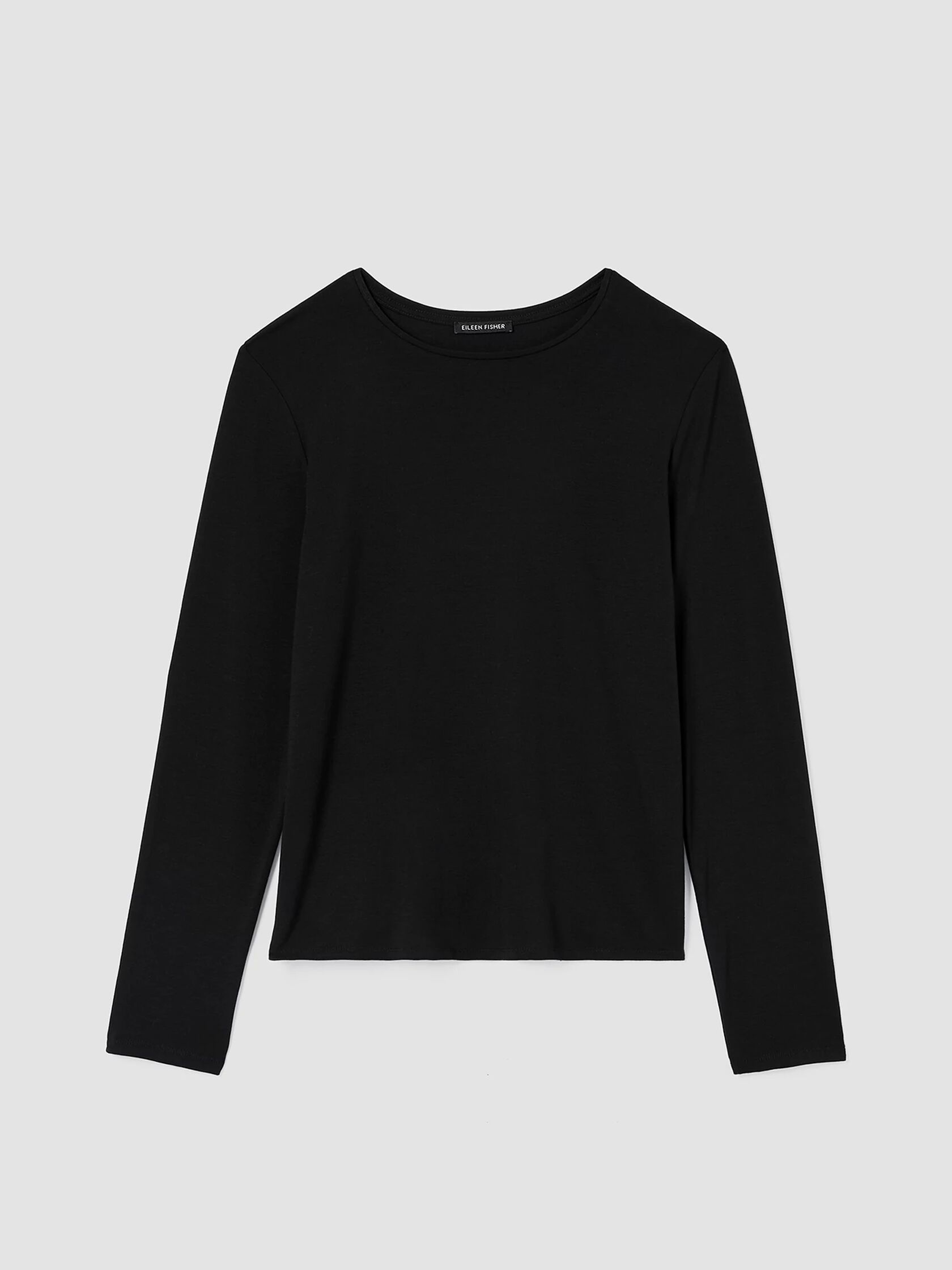 Fine Jersey Crew Neck Top