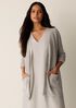 Organic Linen Cotton Slouchy Long Cardigan
