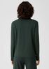 Fine Jersey Scrunch Neck Top