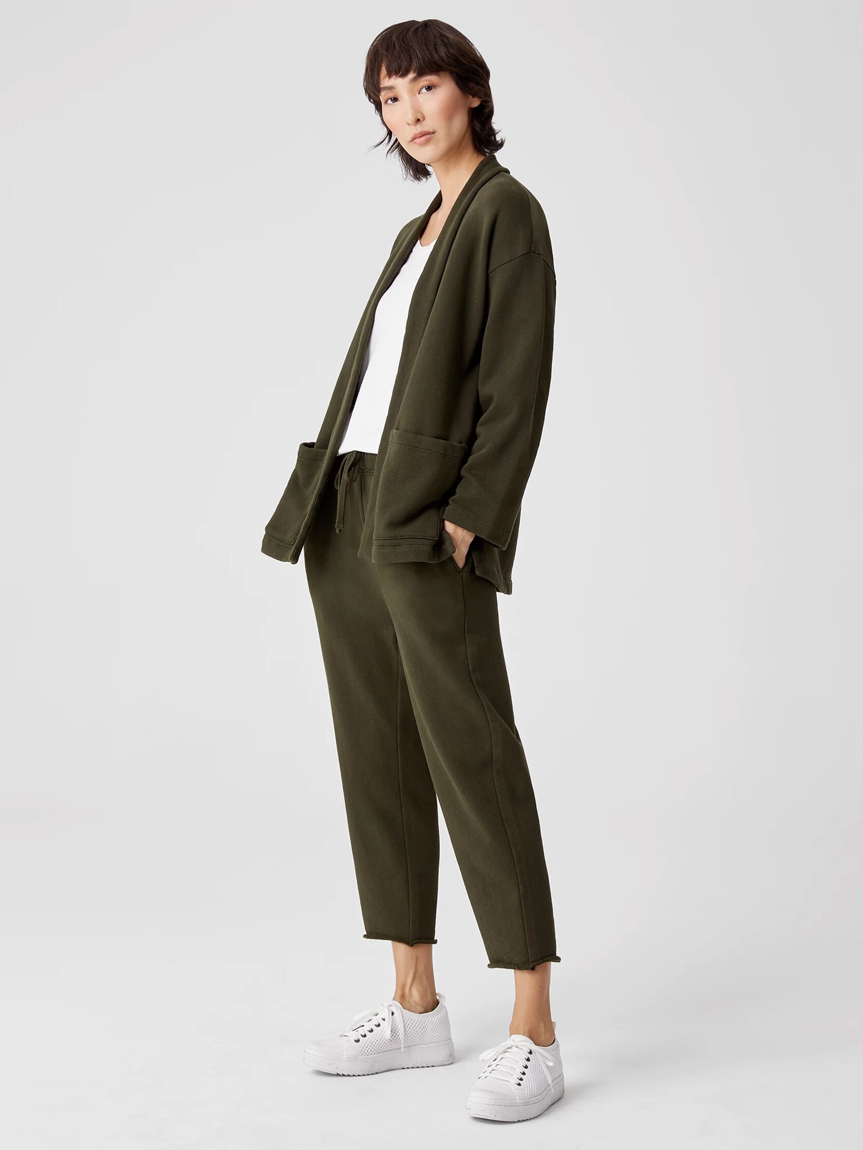 Organic Cotton French Terry Jacket