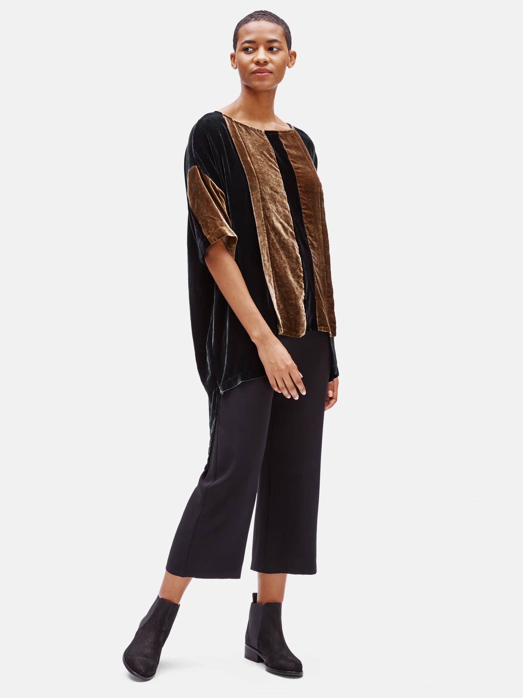 Resewn Velvet Tunic