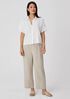 Organic Handkerchief Linen Short-Sleeve Shirt
