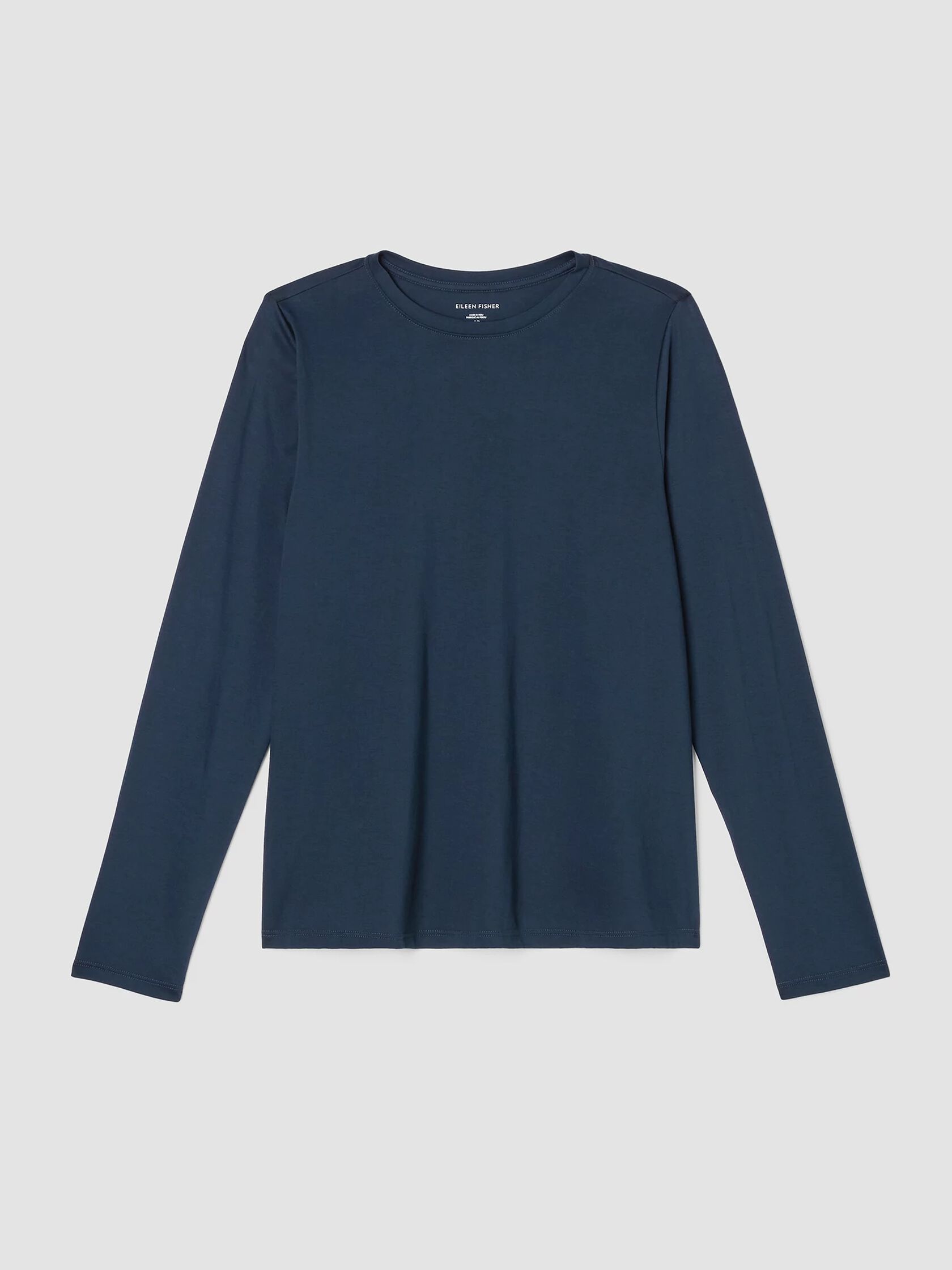Organic Pima Cotton Jersey Long-Sleeve Tee