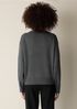 Cotton & Recycled Cashmere Crew Neck Top